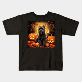 Halloween bouvier des Flandres Kids T-Shirt